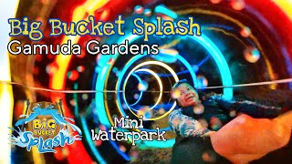 Big Bucket Splash  Gamuda Gardens Waterpark [upl. by Nashbar873]