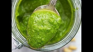 Pesto Sos NASIL YAPILIR  recipes  souce  pasta sauces [upl. by Weide579]