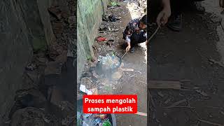 Daur ulang sampah plastik daurulang pavingblock [upl. by Rozanna]