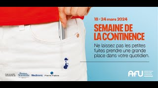 Semaine de la continence 2024 [upl. by Nagirrek]