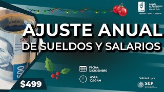 AJUSTE ANUAL DE SUELDOS Y SALARIOS 2024 [upl. by Pitts]