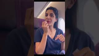 Taking the trend to newer heights  mawra hocane airplane video mawrahocane airplane short vlog [upl. by Yendic]