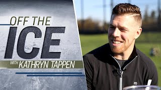 San Jose Sharks Joe Pavelski shows off his golf skills  Off the Ice with KT  NHL on NBC [upl. by Aivonas]