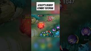 how to ultimatecancel lesley fyp shorts mlbb mobilelegends tutorial lesley how combo [upl. by Hilda]