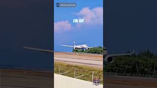 FIN AIR 3509 85RunwayCafe airplane airport airbus boeing aviation msfs pilot takeoff [upl. by Roskes]