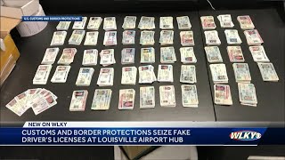 5000 fake IDs blank licenses discovered at Louisville shipping hub [upl. by Akeemat]