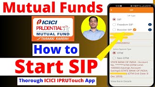 How to Invest in ICICI Mutual Fund using Iprutouch App  ICICI Iprutouch App [upl. by Arenahs]