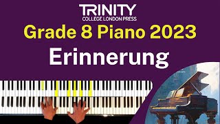 TRINITY Grade 8 Piano 2023  Erinnerung op 24 Pejačević [upl. by Nosidda982]