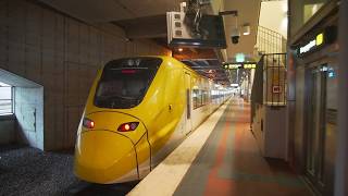 Sweden Stockholm ride with Arlanda Express to Arlanda Airport Terminal 5 [upl. by Gladis808]