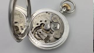 Elgin Pocket Watch Grade 50 16s Convertible Model 1 15 Jewels [upl. by Yv]