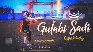 Gulabi Sadi Free Fire Montage  Trending Song 🔥 free fire song  free fire status [upl. by Nira]