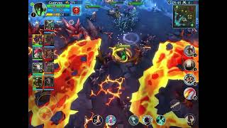 Last days of Heroes of Order and Chaos HOC Fun Mode – Molten Lord Guervus  Lava [upl. by Coraline]