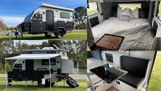 Goldfields camper Discovery 13x hybrid camper set up and Walkthrough [upl. by Mariann]