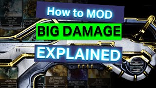 WARFRAME  How to Mod BIG DAMAGE  Weapon Modding Explained  2024  Modding Deep Dive Pt 3 [upl. by Safier]