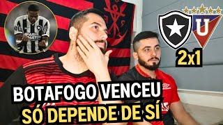 REACT MELHORES MOMENTOS BOTAFOGO 2X1 LDU  BOTAFOGO VENCE E SÓ DEPENDE DE SÍ [upl. by Deerc]