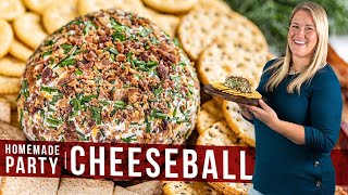 Homemade Party Cheese Ball [upl. by Beilul718]