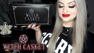 Witch Casket Monthly Subscription Box Unboxing  Calming Magick  July 2024 [upl. by Campy]