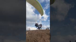 Paragliding accident 😱 paraglidinginmanali shorts trending viralshorts paragliding [upl. by Ailet475]