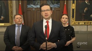 Conservative Leader Pierre Poilievre comments on governments bail reform bill – May 16 2023 [upl. by Namrac299]