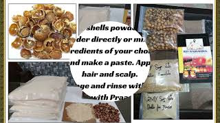 RMY Soap Nuts Shells Powder Golden Brown Shells Powder Benefits amp Uses [upl. by Silma]