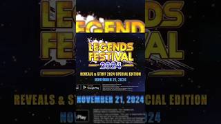 🎉 YA TIENE FECHA  LEGENDS FESTIVAL 2024 🎉 [upl. by Ayocat]