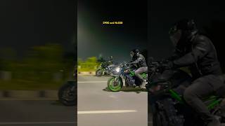 Z900 vs Ns200 😍 z900 youtubeshorts nightride bikelife [upl. by Akelahs670]