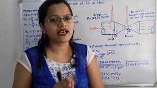 Problem on horizontal venturimeter  vacuum pressure at throat  fluid mechanics [upl. by Maybelle]