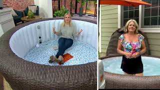 St Moritz by Bestway 57 Person Inflatable Heated Hot Tub on QVC [upl. by Terhune]