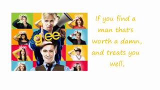 Gives You Hell  Glee Cast  Lyrics [upl. by Anelej]