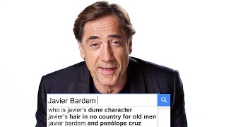 Javier Bardem Answers the Webs Most Searched Questions  WIRED [upl. by Rube]