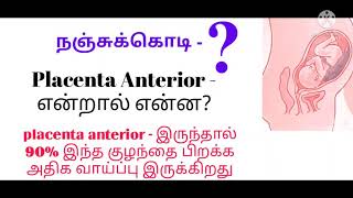 Anterior placenta in tamilanterior placenta means which baby bornwhat is placenta in tamil [upl. by Eicirtap]