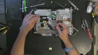 HP TX1000 take apart video disassemble how to open disassembly [upl. by Ynoffit]