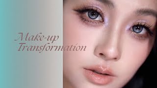 Makeup Transformation  Makeup Tutorial makeup makeuptransformation [upl. by Alcot]