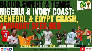 AFCON 2024  Nigeria Angola DMR Congo Ivory Coast Last 8 Egypt amp Senegal Out [upl. by Adniral]