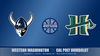 MBB  Western Washington vs Cal Poly Humboldt 11924 730 pm [upl. by Aleydis]