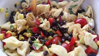 How to make Southwest Tortellini Pasta Salad [upl. by Ahseinat]