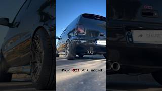 Volkswagen Polo 6n2 GTI exhaust sound and real pops no electronic gti polo6n2 vwgti [upl. by Haidabej]