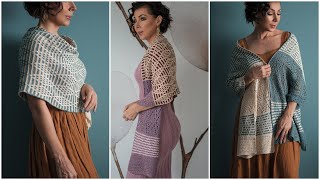 Learn How to Work Mosaic Crochet in 2 Easy Ways amp Crochet the Carbon Copy Shawl [upl. by Cirillo]