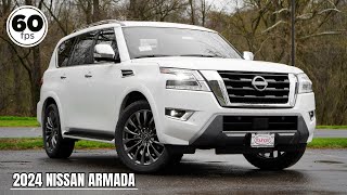 2024 Nissan Armada Review  Nissans LARGEST SUV [upl. by Mialliw]