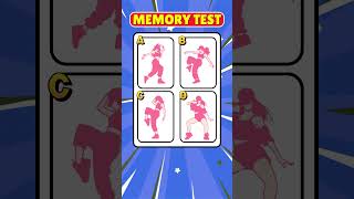 Memory Test 10  Remember Me shorts memorytest iqtest quiz [upl. by Nedda]