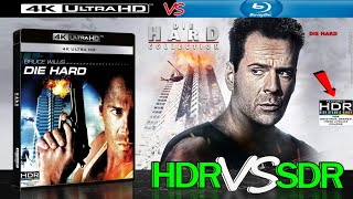 Die Hard 1988 4K UHD HDR vs 1080p BluRay SDR 100nits REVIEW TRUEDIFFERENCE WATCHINHDR DieHard [upl. by Mareah33]