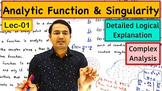 Analytic Function amp Singularity Lec01 [upl. by Newberry]