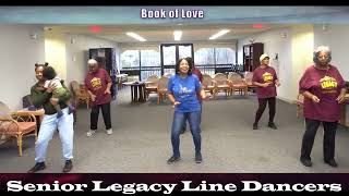 Book of Love Line Dance with Senior Legacy Line Dancers [upl. by Atika]