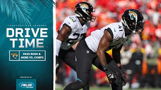 Pass rush player perspectives amp more ahead of Chiefs  Jags Drive Time Thursday January 19 [upl. by Nennarb473]