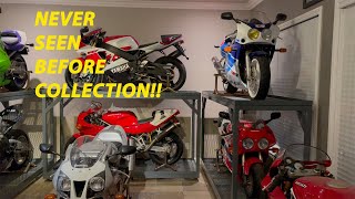 Never seen before Super Bike Collection Iconic Homologated Motorcycle Wonderland We get a tour [upl. by Yht]