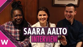 Saara Aalto Dancing on Ice quotPuppet on a Stringquot interview  wiwibloggs [upl. by Wendelina]