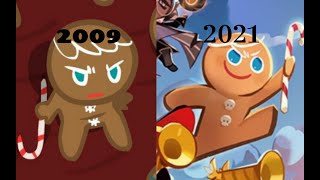 Evolution of Cookie Run 2009  2021 [upl. by Tammi]