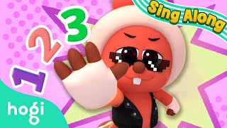 The Beaver Song  Counting Numbers  Sing Along with Hogi  Learn Numbers Fun  Pinkfong amp Hogi [upl. by Anyr630]