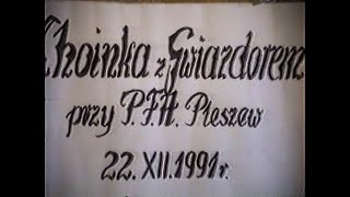 Gwiazdka Spomasz Pleszew restauracja BAX 1991r jasełka 1992r [upl. by Nahpos344]