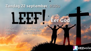 Zondag 22 september 2024  Cor van den Belt  “Eer God” [upl. by Ettelrats]